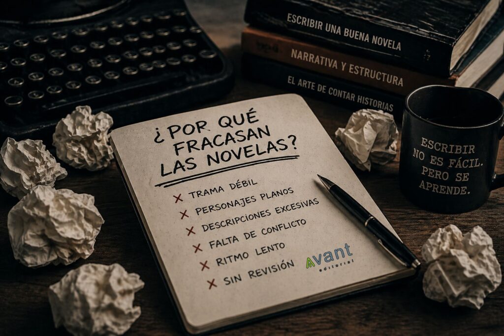 por qué fracasan las novelas errores de escritura