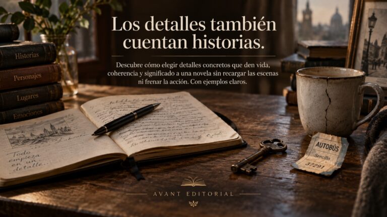 El poder de los detalles concretos en una novela