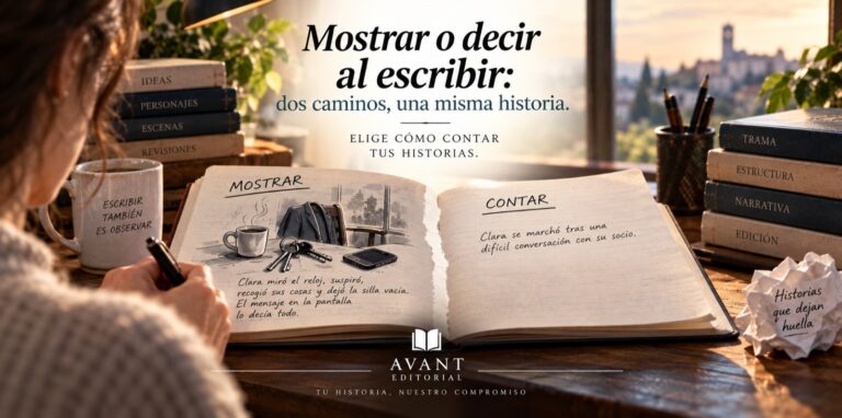 Mostrar o decir al escribir: cuándo utilizar cada técnica